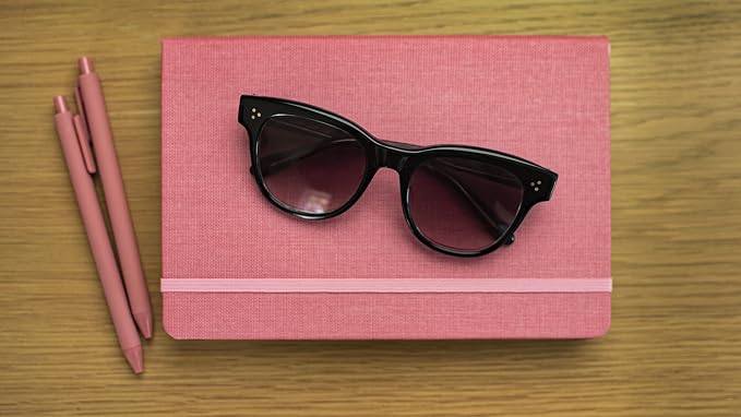 ANECDOTE. Lined Journal Notebook, 192 Pages, A5 size: 8.3" x 5.4", Thick 100 GSM Paper, Ruled, Hardcover. Journal for Women and Men, Perfect Notebook for School, Work and Travel (Blossom)