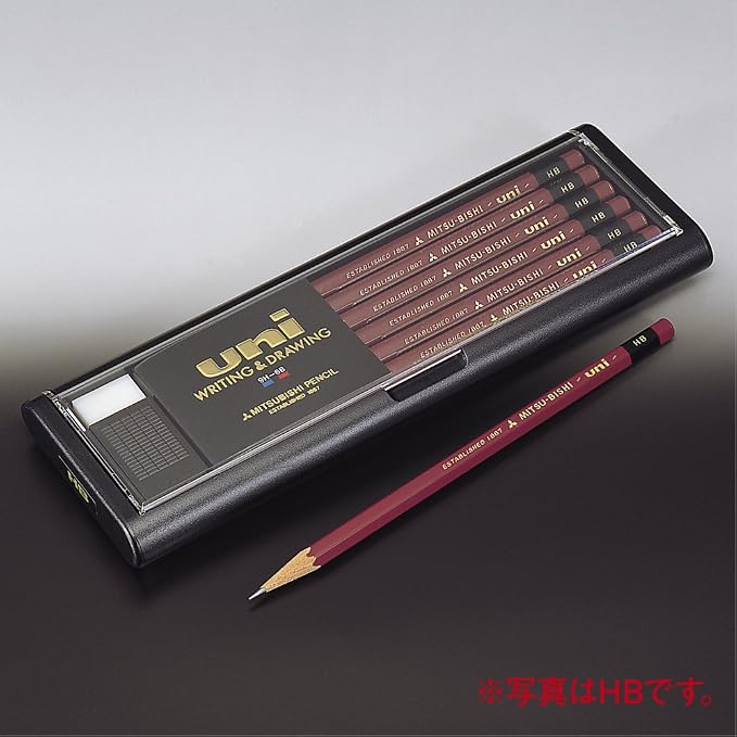 Uni Wooden Pencil - HB - Box of 12 (UHB)