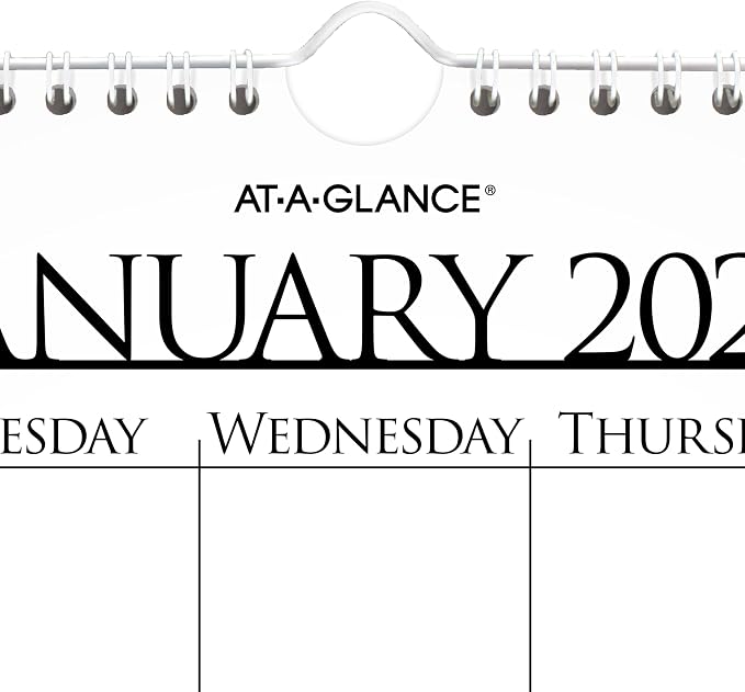 AT-A-GLANCE 2027 Wall Calendar, Monthly, 15" x 12" Planner, Unruled Daily Blocks, Business (997-1-27)