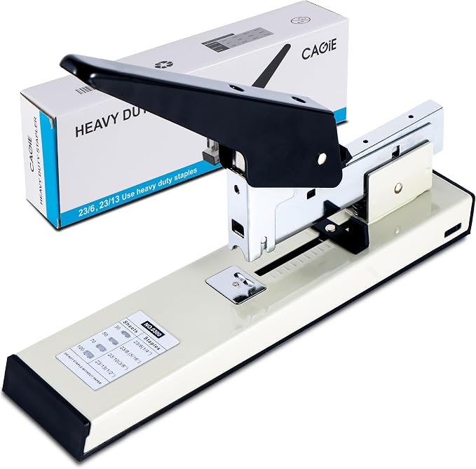Stapler Heavy Duty 100 Sheets - Effortless,staplers for Desk,Capacity