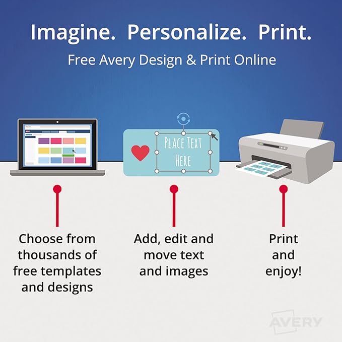 Avery 5162 Easy Peel Address Labels, Laser Print, 1-1/3-Inch x 4-Inch, White, 1400/Box