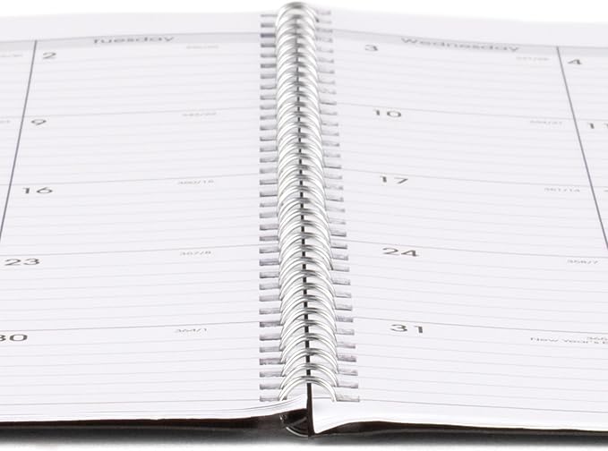 AT-A-GLANCE Planner 2026-2027 Weekly & Monthly Academic 12-Month July-June Quarter-Hourly Appointment Book, 8-1/2" x 11", DayMinder, Charcoal (AYC52045)