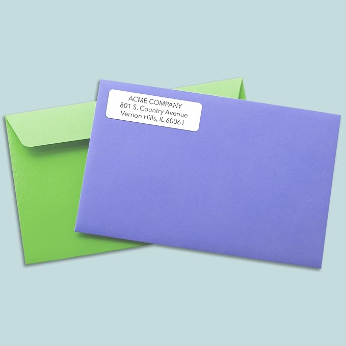 250 Personalized Return Address Labels - Custom Address Labels on Sheets