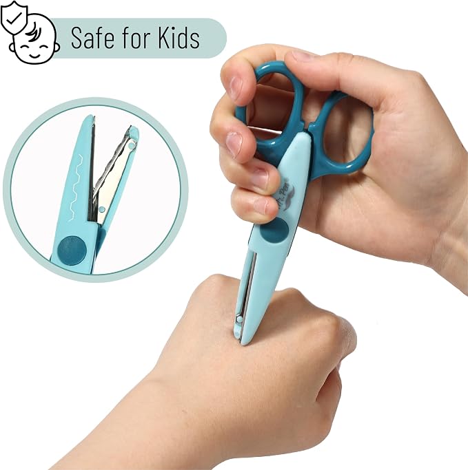 Mr. Pen- Craft Scissors Decorative Edge, 6 Pack, Sunny Meadows | Zig Zag Scissors for Crafting, Scrapbooking, Fancy, Pattern, Design