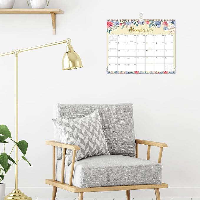 2027 Calendar - Wall Calendar 2027, 14.8'' x 11.5'', Jan. 2027 - Dec. 2027, Large Blocks, 2027 Wall Calendars with Julian Dates, Thick Paper
