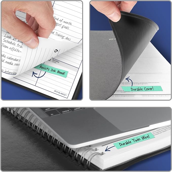 AT-A-GLANCE 2027 Planner, Weekly, 7" x 8.75", Column-Style, DayMinder, Black (G5900027)