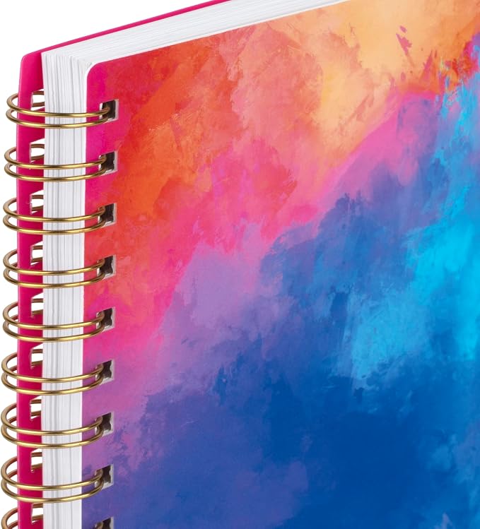 Mead Cambridge 2027 Planner, Weekly & Monthly, 15-Month Oct-Dec, 5.5" x 8.5", Neochrome (1805-200-27)