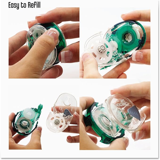 Tombow 68666 MONO Correction Tape Refill, 1/6-Inch x 472-Inch