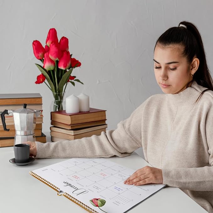 2026-2027 Wall Calendar, Jokotha 18 Monthly Calendar Runs from January 2026 to Jun 2027, 15" x 12", Wirebound, Monthly Planner for Home & Office Organization