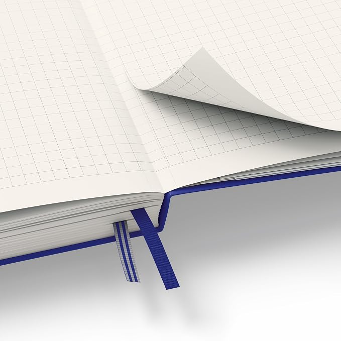 LEUCHTTURM1917 - Notebook Hardcover Medium A5-251 Numbered Pages for Writing and Journaling (Ink, Squared)