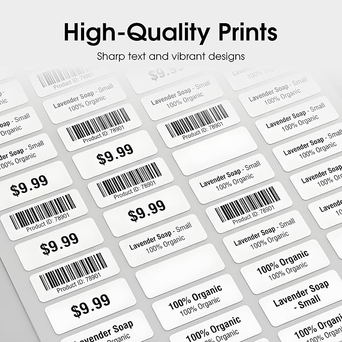1 3/4" X 2/3" Matte White Return Address Labels (100 Sheets, 6000 Stickers) Mailing Labels for Envelopes, File Folder Stickers for Laser & Inkjet Printers - Spartan Industrial Template R003