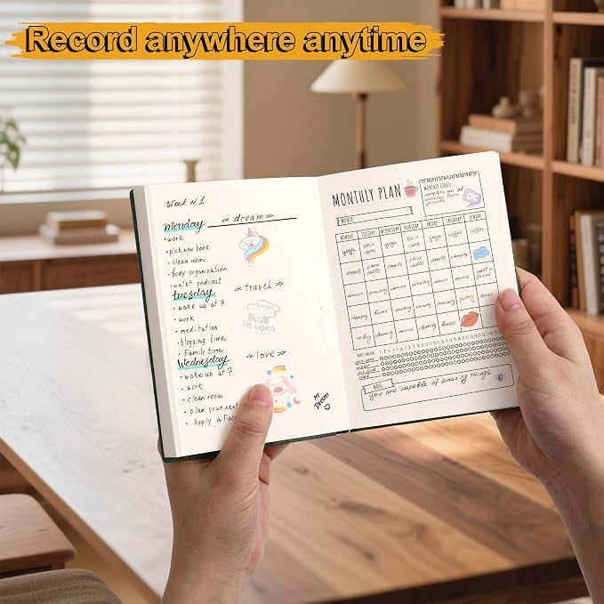 Thick Blank Journal Notebook 400 Pages 3.9 × 5.5 No Lines Soft Leather Pocket Blank Notebook for Women Drawing Book Memo Writing Sketch Diary Notebook Upgrade Page (Marigold)