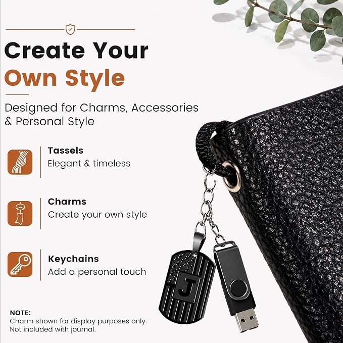CAGIE Lined Journal Notebooks 3 Pack, 176 Pages Each, A5 Softcover, College Ruled, 100 GSM Thick Paper, for Work, Writing, School (Black, Black, Black) (5.7'' x 8.3'')