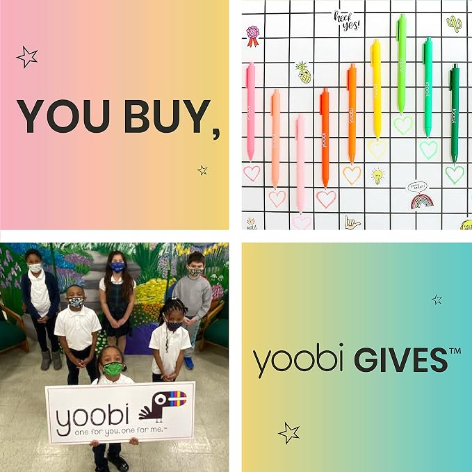 Yoobi | Composition Notebook | College Ruled Paper | Printed Variety Pack (Mint Twinkle)