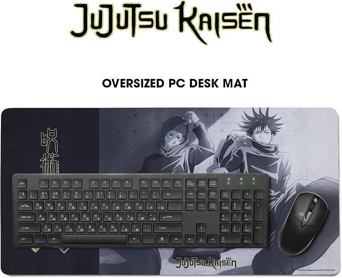 Solo Leveling Large Gaming Mouse Pad 31"x15" XL Computer Desk Mat, Anime | Oversized 31x15in Solo Leveling anime gaming mouse pad, smooth fabric top, stitched edges, non-slip rubber base.
