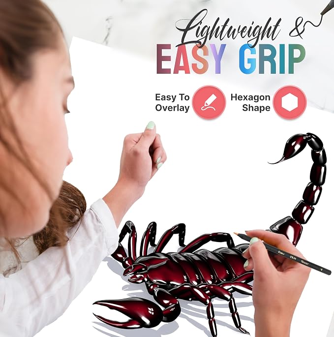 Black Widow Colored Pencils For Adults Perfect For Coloring Books