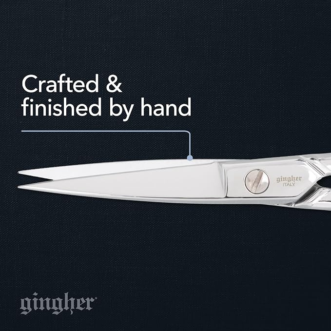 Gingher 4" Straight Embroidery Scissors to Cut Fabric & Needlework