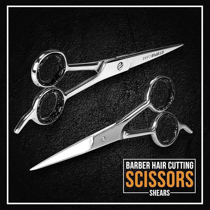 Utopia Care Hair Scissors Professional- 6.5inch Stainless Steel Hair Shears | Professional hair cutting scissors Stainless Steel Blades for Barbers, Stylists & Home Haircuts