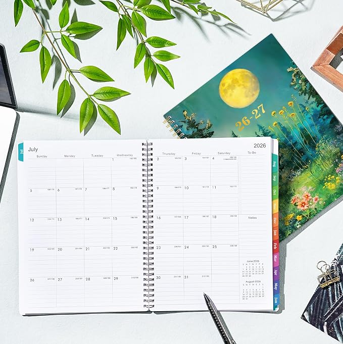 Planner 2026-2027 - 2026-2027 Planner Weekly and Monthly from Jul. 2026 - Jun. 2027, 9" x 11", 2026-2027 Weekly and Monthly with Monthly Tabs, Reference 2026-2027 Calendar