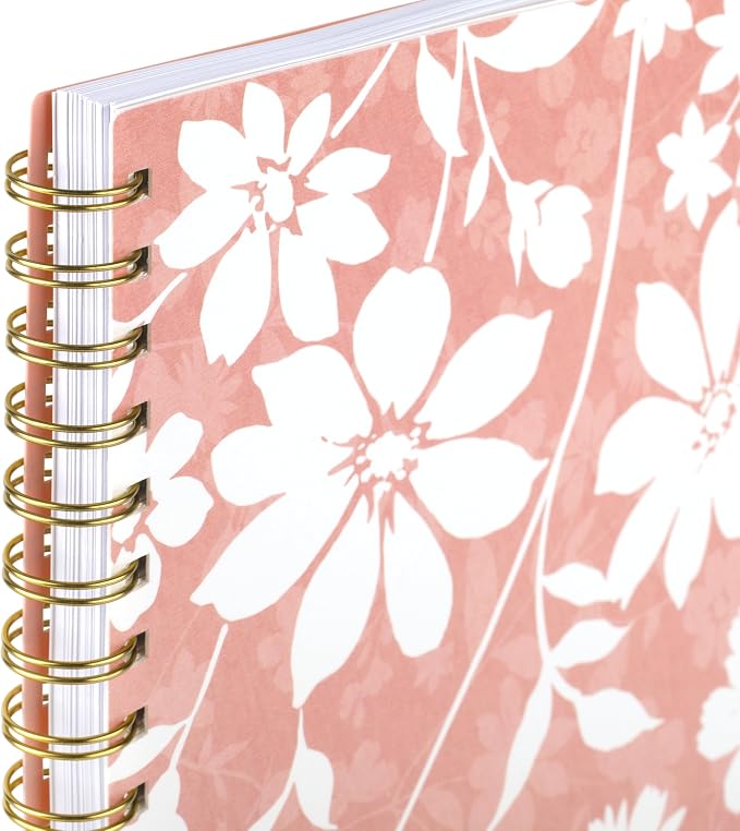 Mead Planner 2026-2027 Weekly & Monthly Academic 15-Month April-June, 8-1/2" x 11", Flower Patch (1804-905A) (Pack of 12)