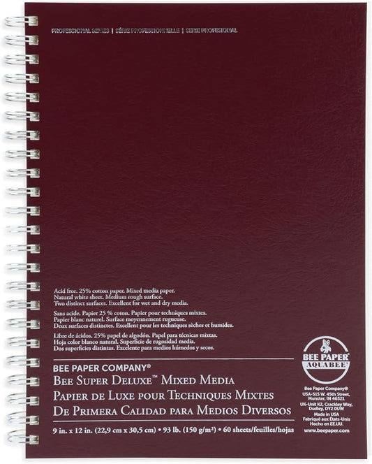 Bee Paper Super Deluxe Sketch Pad, 6-Inch L by 9-Inch H
