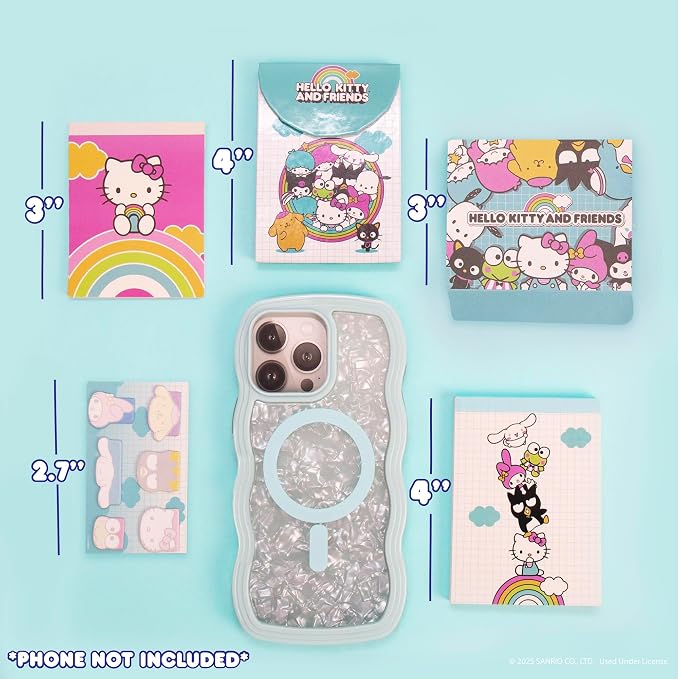 Horizon Group USA Hello Kitty & Friends Stationary Set, Cute School and Office Supplies, Sanrio Accessories, Kawaii Notebook, Collectible