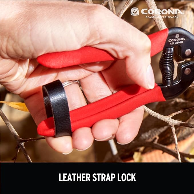 Corona Tools Long Curved Snips – 1.75″ Tempered Steel Precision Garden Shears for Fruit, Herbs, Flowers & Vineyard Use