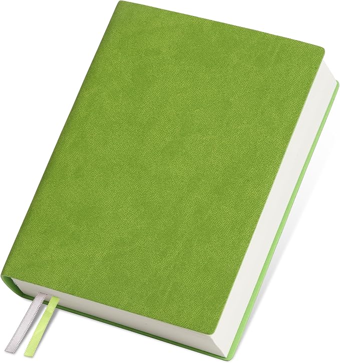Thick Blank Journal Notebook 400Pages Sketch Book Blank Journal Unlined No Lines Soft Leather A6 (3.9 × 5.5) Journal Leather Notepad Drawing Book Memo Writing Sketch Pad Diary Notebook