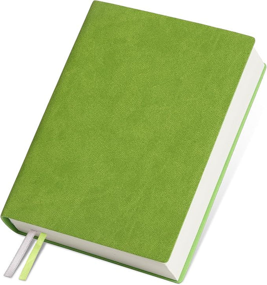 Thick Blank Journal Notebook 400Pages Sketch Book Blank Journal Unlined No Lines Soft Leather A6 (3.9 × 5.5) Journal Leather Notepad Drawing Book Memo Writing Sketch Pad Diary Notebook