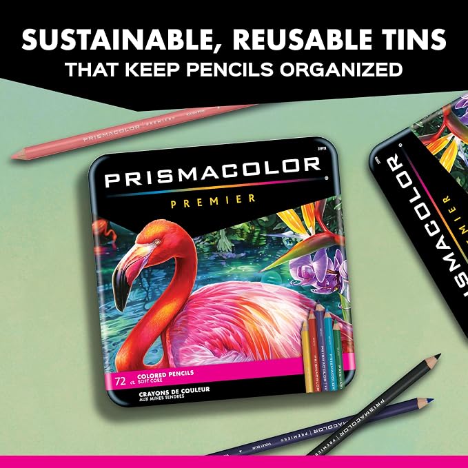 Prismacolor Premier Colored Pencils Soft Core Landscape Set Adult Coloring 12 Count (Pack of 12)