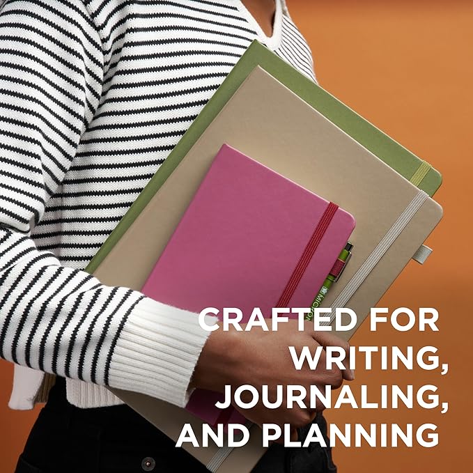 Sakura Notebook Ruled A5 - Japanese-Inspired Lined Notebook for Effortless Writing - 140 GSM Paper - Hardcover - Built-in Pen Holder - Expandable Inner Pocket - 5.1 x 8.3" - Deep Indigo