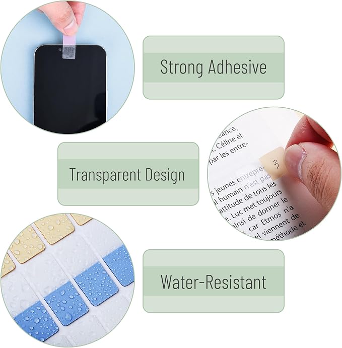 Mr. Pen- Sticky Index Tabs, 480 Pcs, Pastel Sticky Tabs for Notebooks | Page Markers