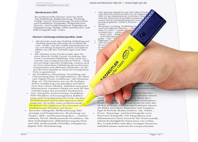 STAEDTLER 364 WP20 Textsurfer Classic Highlighter - Assorted Neon and Pastel Colours (Pack of All 20 Colours)