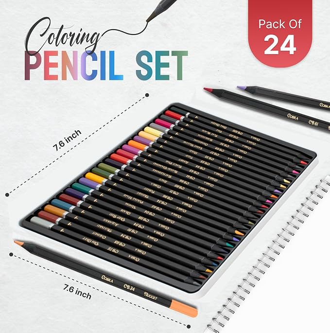 Black Widow Colored Pencils For Adults Perfect For Coloring Books
