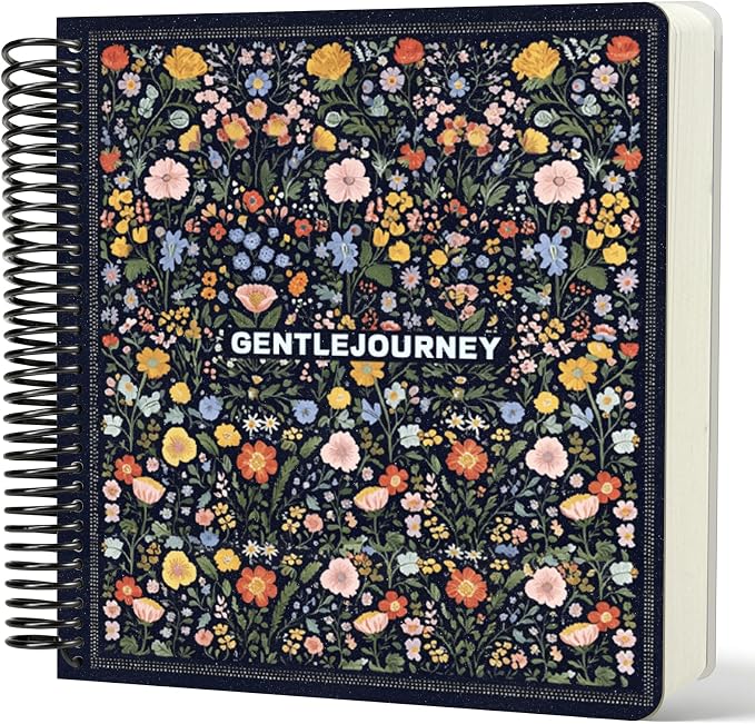 Hardcover Sketchbook,7.2"x8.3"Spiral Bound Drawing Pad, Wildfloral Tapestry | 150gsm(92lb)Acid-Free Thick Paper,Blank Art Journal for Adults,Artists&Beginners,Ideal for Sketching,Doodling and Mixed Media