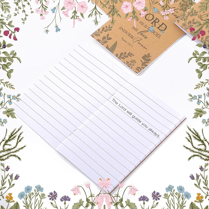 Ctosree 200 Pcs Bible Verse Prayer Journal Notebook for Women Christian Notepads Gifts Mini Inspirational Religious Note Pads for Sunday School Back to School Church Pastors Wife Teacher (Brown)