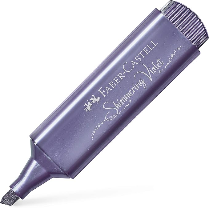 Faber-Castell 154678 – Highlighter TL 46, Metallic Violet, 1 Piece