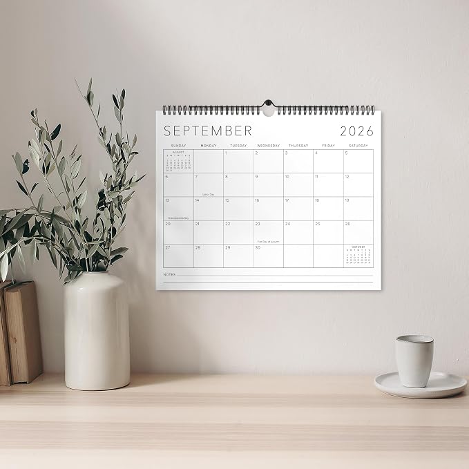 Beautiful 2026-2027 Wall Calendar - Runs from June 2026 until December 2027 - Large 14.5" x 11.5" Office Wall Calendar for Easy Organizing