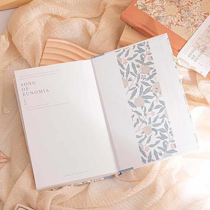 TIEFOSSI Aesthetic Lined Journal Notebook for Women Writing | A5 College Ruled Hardcover Notebook,100gsm 224 Pages-Thick Travel journals for writing ,for Work Organization, Note Taking