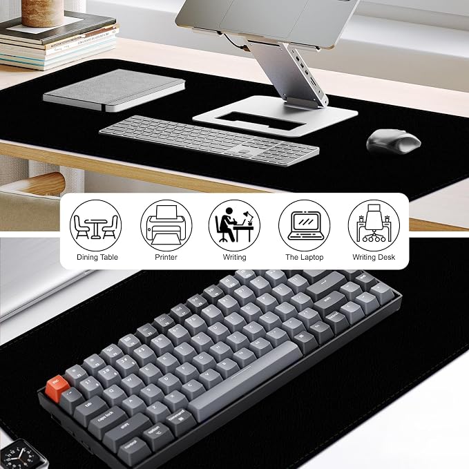 Desk Pad, Desk Matt for Desktop, Keyboard Mats for Desk, Large Desk Mat | Cork Desk Mat, Mouse Pads for Desk, Desk Pad Mat, Large Mouse Pad for Desk, Keyboard Mat, Computer Mats for Desktop