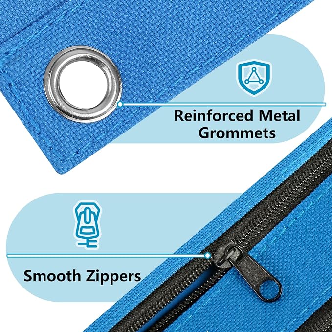 Forvencer Adorable Zipper Pencil Pouch, Cute Zipper Pencil Case for 3 Ring Binder, Sturdy Binder Pencil Bag with Smooth Zippers, Perfect for Students & Back to School, Portable Pencil Bag, Purple