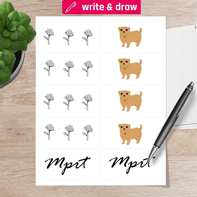MPRT 2" x 4" Shipping Address Labels 5000 Label Stickers Paper for Laser & Inkjet Printer 10 per Page Printable Mailing Labels - Matte, 500 Sheets | for Laser & Inkjet Printer 10 per Page Printable Mailing Labels - Matte, 500 Sheets
