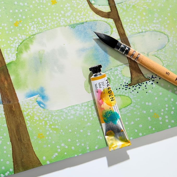 MEEDEN Professional Watercolor Paint Set: 40 x 15ml (0.5 oz) Colors Artist Water Color Tubes - Watercolor Supplies for Adults Artists Pros