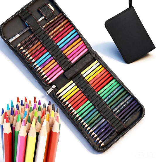 Premium Colored Pencils Set - Artist-Grade, Soft Oil-based Colored Pencils for Vibrant Drawing, Coloring & Sketching, Perfect for Artists & Adults (36 pcs)
