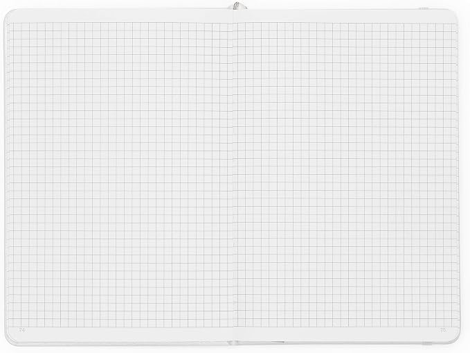 Minimalism Art, Premium Hard Cover Notebook Journal, Classic 5" x 8.3", 122 Numbered Pages, Gusseted Pocket, Ribbon Bookmark, Extra Thick Ink-Proof Paper 120gsm, San Francisco (Squared, Brown)