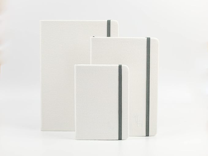 Etchr B5 Portrait Sketchbook - Cold Press Mixed Media 100% Cotton - Hardcover Drawing Book - Hardcover 6.9”x9.8 with 52 Pages