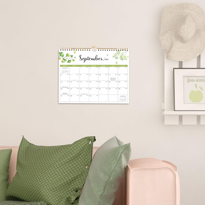 Calendar 2027 - Wall Calendar 2027, Jul. 2026 - Dec. 2027, 11" x 8.5", Small 18 Monthly Calendars 2027 with Thick Paper and Julian Date