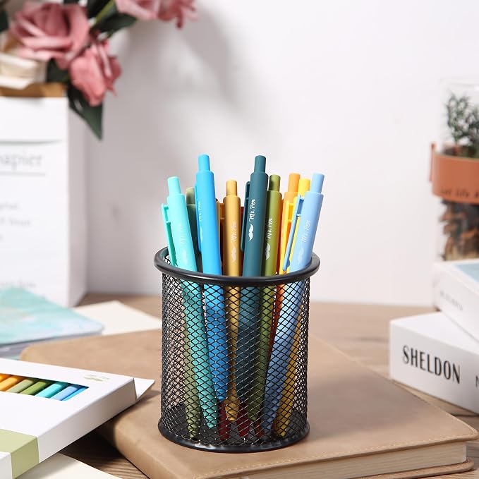 Mr. Pen- Retractable Gel Pens, 12 Pack, Winter Forest Color Inks | Fine Point 0.5mm, Fast Dry, Smooth Writing, Cute Pens for Drawing, Writing Planner and School Supplies