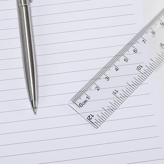 Ruler 12 Inch,Kid Rulers for School,Rulers Bulk for Classroom 8 Pack