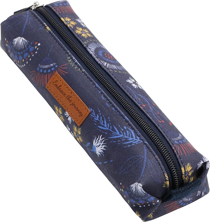 Mr. Pen- Cute Pencil Case Pouch, Multipurpose Canvas Bible Pencil Pouch | Smooth Zipper, Premium Material, Neat Stitches, Ideal for Stationery, Cosmetics, Electronics, School, Office, Travel